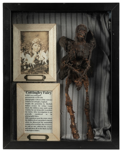  Cottingley Fairy Shadow Box. Mysterion, Canada, late 20th C...