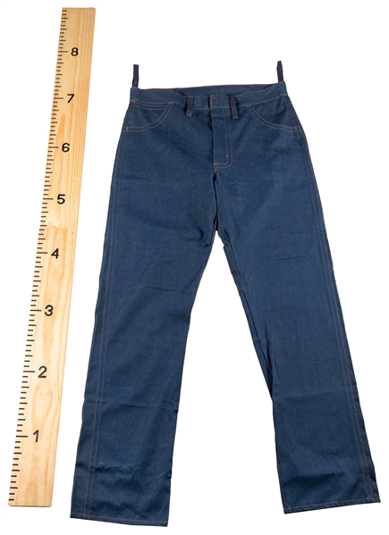  Robert Wadlow Promotional Wrangler Blue Jeans with Measurin...