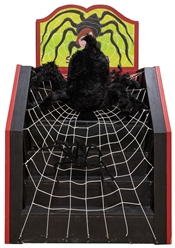  Spidora Illusion. Contemporary painted wooden sideshow illu...