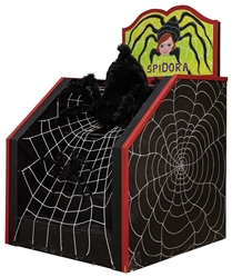  Spidora Illusion. Contemporary painted wooden sideshow illu...