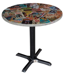  Sideshow Gelato Bistro / Cocktail Tables (7). Group of tabl...