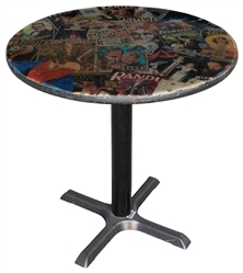  Sideshow Gelato Bistro / Cocktail Tables (7). Group of tabl...