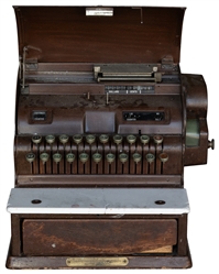  National Cash Register. Wooden, glass and marble cash regis...