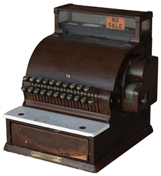  National Cash Register. Wooden, glass and marble cash regis...