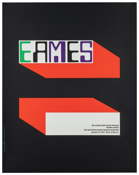  [EAMES, Charles].  Eames / Harvard University - The Charles...