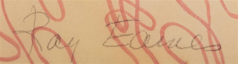  EAMES, Ray (American, 1912-1988) Untitled. (Abstracted Figu...