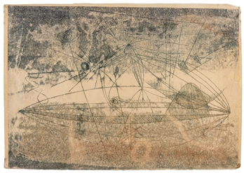  BERTOIA, Harry (American, 1915-1978). Untitled. 1941. Monop...