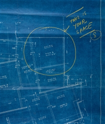  Blueprints for a Group of Alexander Girard Houses, Inscribe...