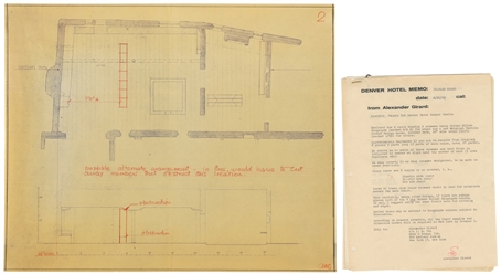  Correspondence and Architectural Plans with notes from Alex...