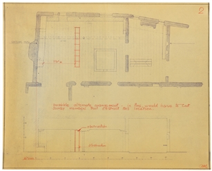  Correspondence and Architectural Plans with notes from Alex...