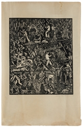  BERTOIA, Harry (American, 1915-1978). The Corn Harvest. 194...