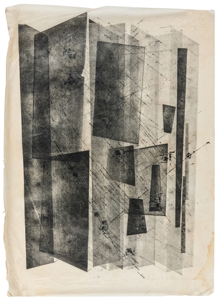  BERTOIA, Harry (American, 1915-1978). Untitled. 1941. Monop...