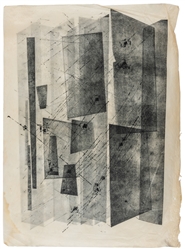  BERTOIA, Harry (American, 1915-1978). Untitled. 1941. Monop...