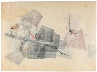  BERTOIA, Harry (American, 1915-1978). Untitled. 1964. Color...