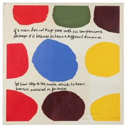  KENT, Mary Corita (American, 1918-1986). Wonderbread. 1967....