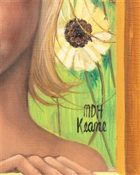 KEANE, Margaret (American, 1927-2022). Untitled (Girl in Fr...