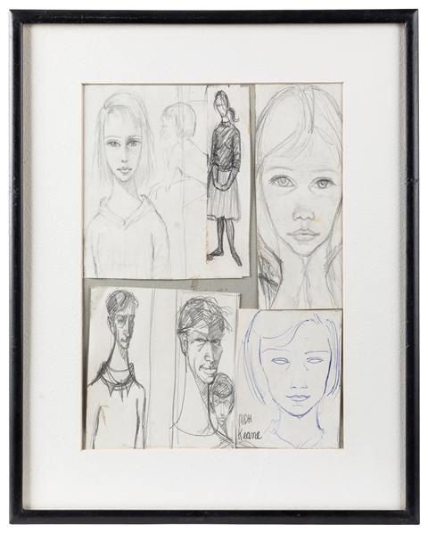  KEANE, Margaret (American, 1927-2022). Untitled (Reference ...