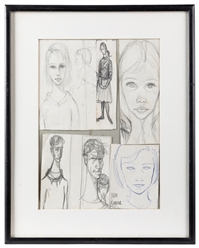  KEANE, Margaret (American, 1927-2022). Untitled (Reference ...