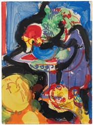  HOFMANN, Hans (German/American, 1880-1966). Untitled. 1946....