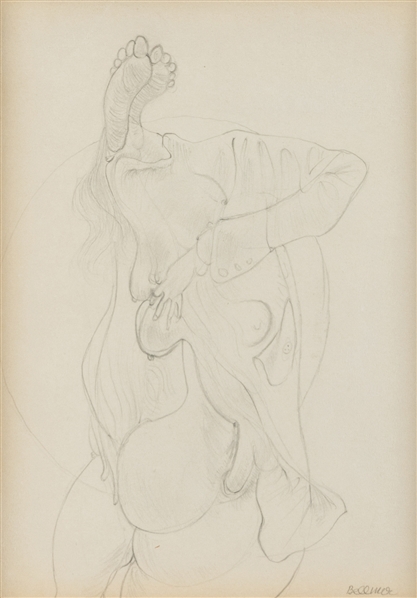  BELLMER, Hans (German, 1902-1975). Study for Marquis de Sad...