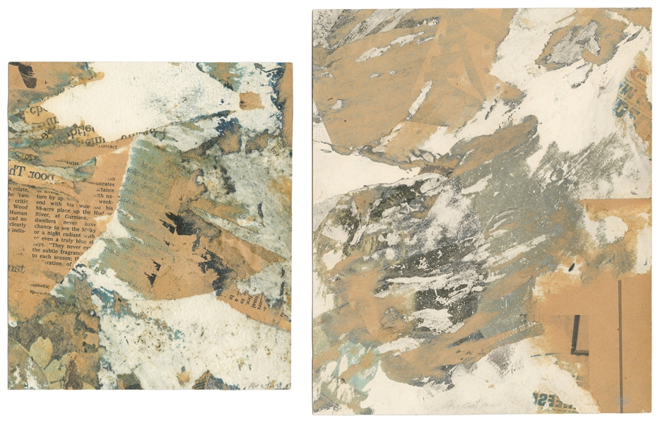  ANASTASI, William (American, 1933-2023). Untitled. Two work...