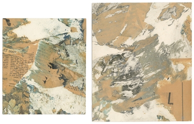  ANASTASI, William (American, 1933-2023). Untitled. Two work...