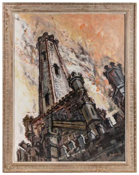  BURNSIDE, David (American, 1932-2013). October 8, 1871. Cir...