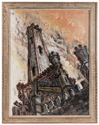  BURNSIDE, David (American, 1932-2013). October 8, 1871. Cir...