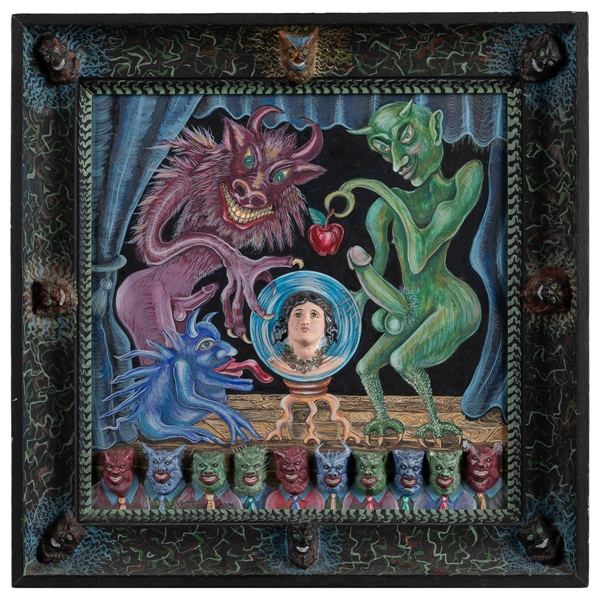  MESPLÉ, James (American, b. 1948). Untitled. 1982. Mixed me...