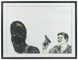  GOLUB, Leon (American, 1922-2004). South Africa. 1985. Colo...