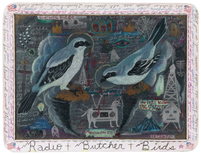  FITZPATRICK, Tony (American b. 1958). Radio Butcher Birds. ...