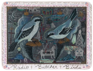 FITZPATRICK, Tony (American b. 1958). Radio Butcher Birds. ...