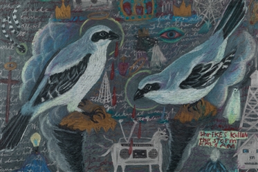  FITZPATRICK, Tony (American b. 1958). Radio Butcher Birds. ...