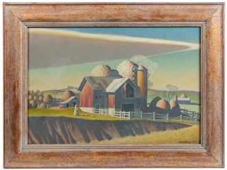  PARKE, Walter (American, 1909-1994). Midday on the Farm. 19...