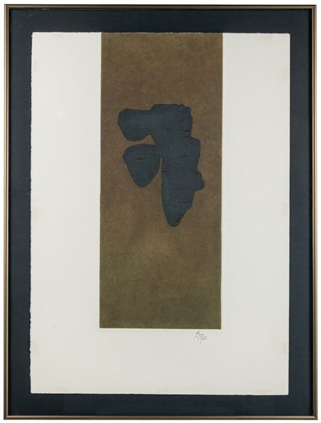  MOTHERWELL, Robert (American, 1915-1991). Primal Sign III. ...