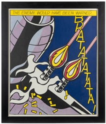 LICHTENSTEIN, Roy (1923–1997). “As I Opened Fire. Triptych.  