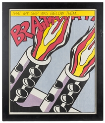LICHTENSTEIN, Roy (1923–1997). “As I Opened Fire. Triptych.  