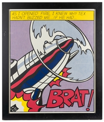 LICHTENSTEIN, Roy (1923–1997). “As I Opened Fire. Triptych.  