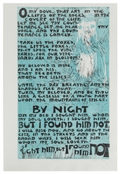 BAK, Hedi (American, 1927-2010). The Song of Songs. Portfolio of 30 Original Woodcuts. 