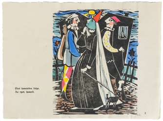  BAK, Bronislaw M. (American, 1922-1981). The Pardoner's Tal...