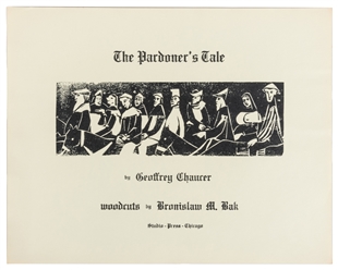  BAK, Bronislaw M. (American, 1922-1981). The Pardoner's Tal...