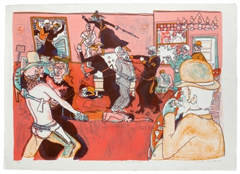  COLESCOTT, Warrington (American, 1921-2018). Three works. T...