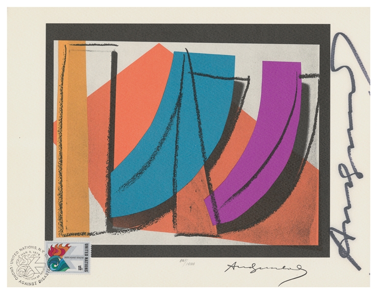  WARHOL, Andy (American, 1928-1987). United Nations Disaster...