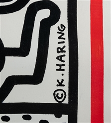  HARING, Keith (American, 1958-1990). Free South Africa. 198...
