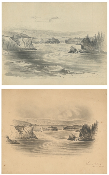  HUYGHUE, Samuel Douglas Smith (Canadian, 1815-1891). Lower ...