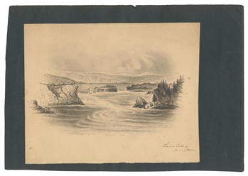  HUYGHUE, Samuel Douglas Smith (Canadian, 1815-1891). Lower ...
