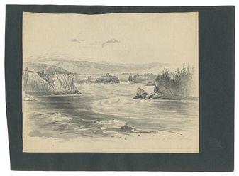  HUYGHUE, Samuel Douglas Smith (Canadian, 1815-1891). Lower ...