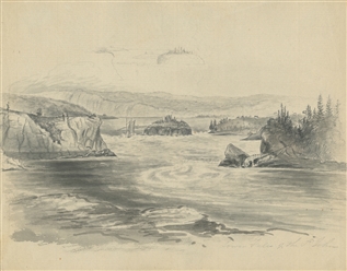  HUYGHUE, Samuel Douglas Smith (Canadian, 1815-1891). Lower ...