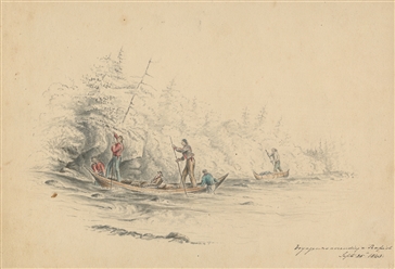  HUYGHUE, Samuel Douglas Smith (Canadian, 1815-1891). Voyage...