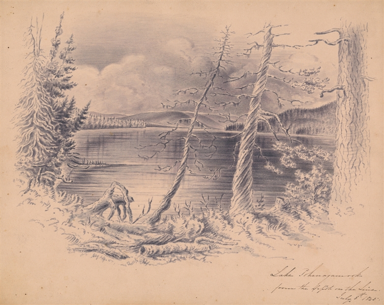  HUYGHUE, Samuel Douglas Smith (Canadian, 1815-1891). Lake P...